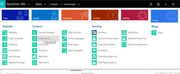 Add-On Portal - Creation Of Form